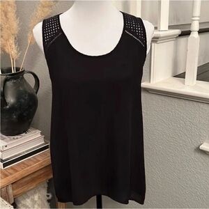 Banana Republic Top S Casual Black